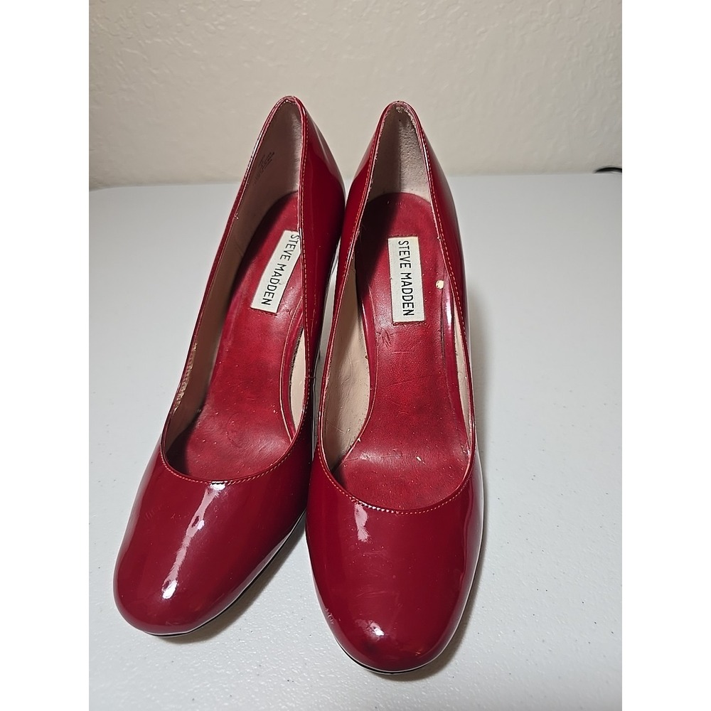 Steve‎ Madden Red High Heels Size 8M